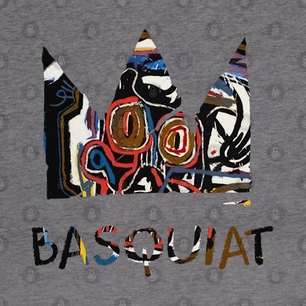 King Basquiat Crown Art by onyxicca liar